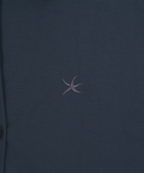 (w) TCM round collar padding (navy)