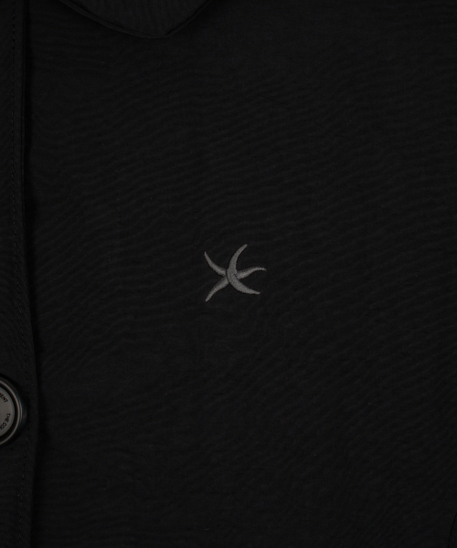 (w) TCM round collar padding (black)