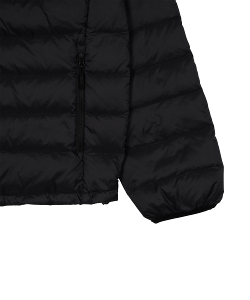 TCM mini logo raglan light puffer jacket (black)