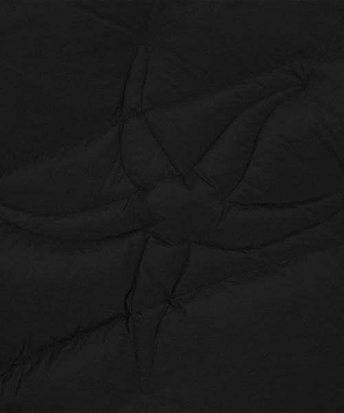 TCM starfish logo puffer jacket (black)