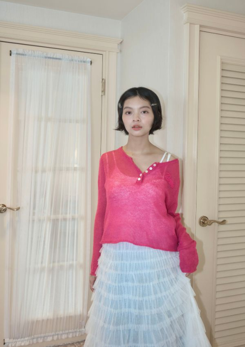 Basic Button Knit_2color