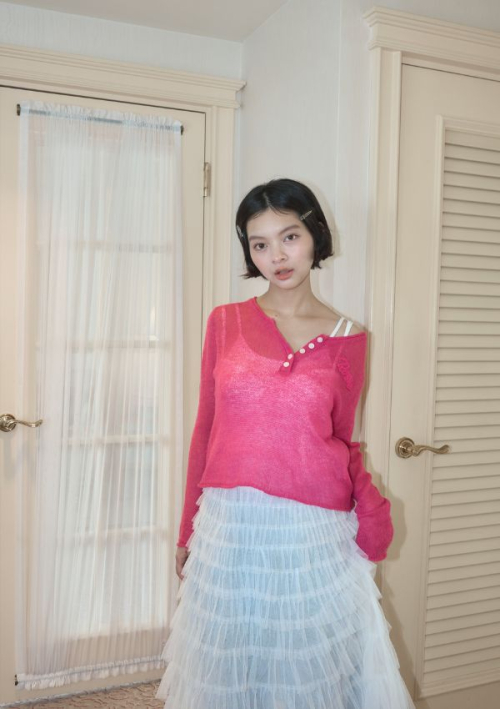 Basic Button Knit_2color