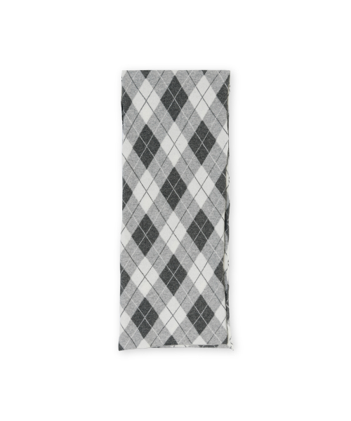 Argyle Muffler, Grey