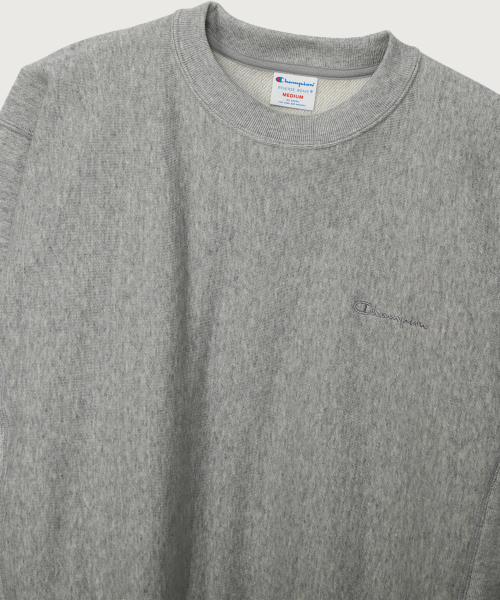 여성 리버스위브 루즈핏 크루넥 스웨트셔츠 Oxford Grey