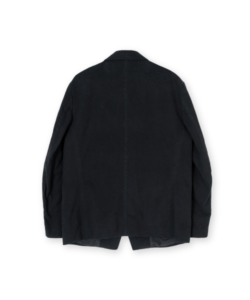 Washed Cotton Jacket, Black