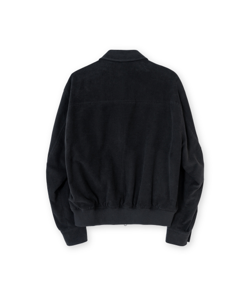 Moleskin Blouson, Black
