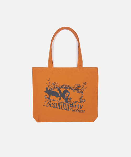 BEAUTIFUL DIRTY ANGEL TOTE BAG (ORANGE)