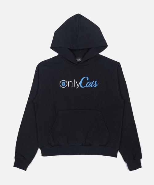 ONLY CATS HOODIE (BLACK)
