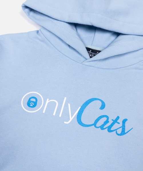 ONLY CATS HOODIE (SKY BLUE)