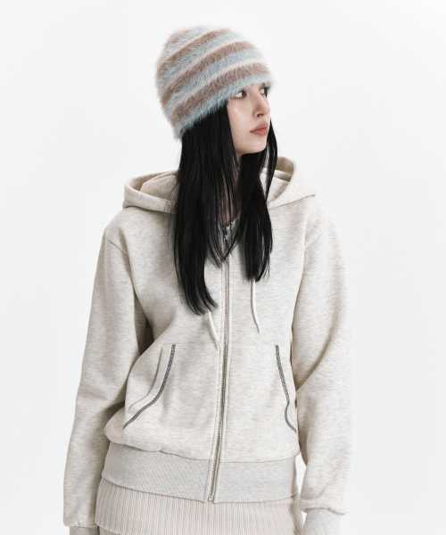 C HAIRY BEANIE_LIGHT BLUE