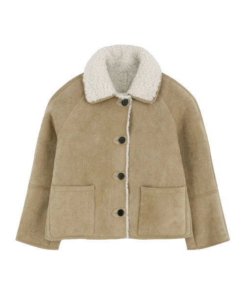 C FUR REVERSIBLE MUSTANG_BEIGE