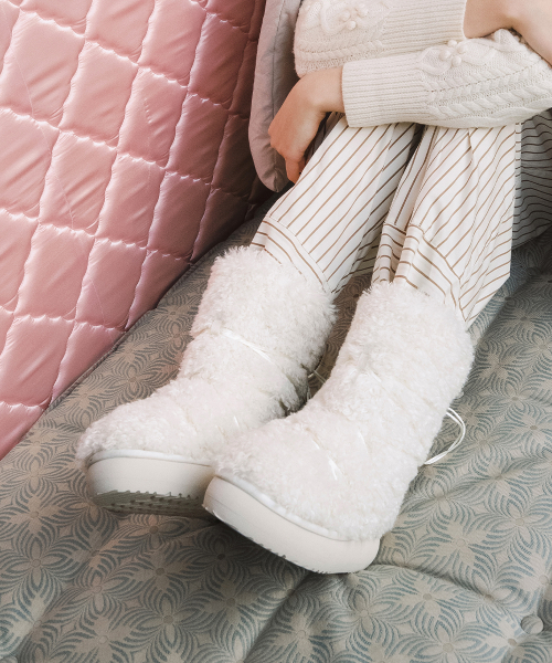 CURLY FUR BOOTS MIDDLE - 5 colors