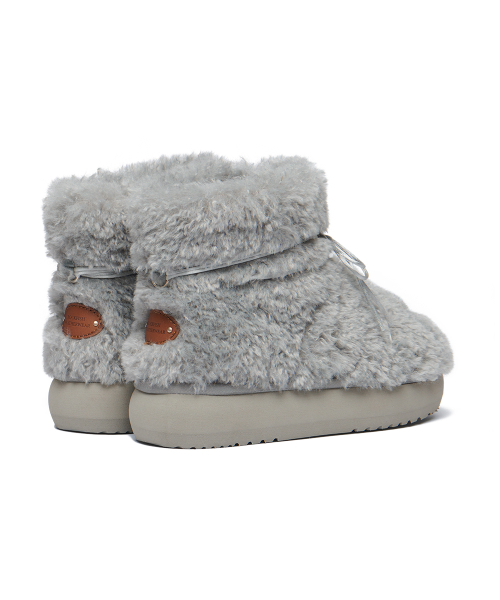 CURLY FUR BOOTS SHORT - 5 colors