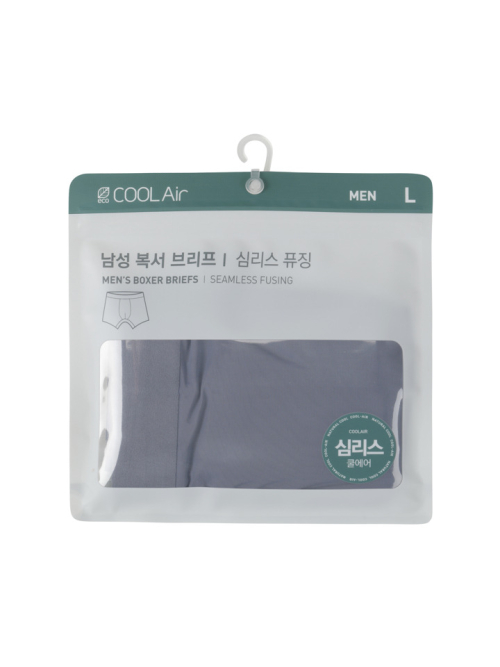 남성 COOL-AIR 퓨징 심리스 복서브리프 _MSG5UP1005