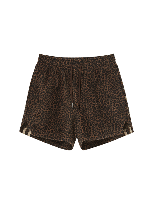 P.O.M FLUFFY SHORTS BROWN