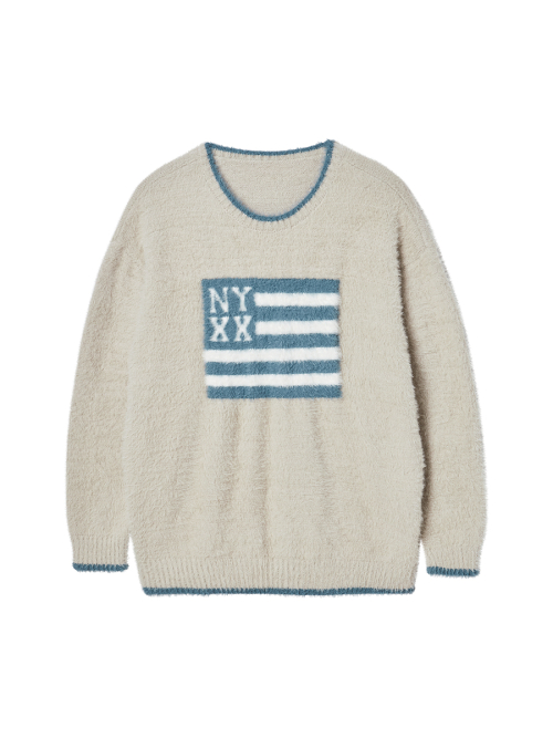 NYX FLAG KNIT BEIGE