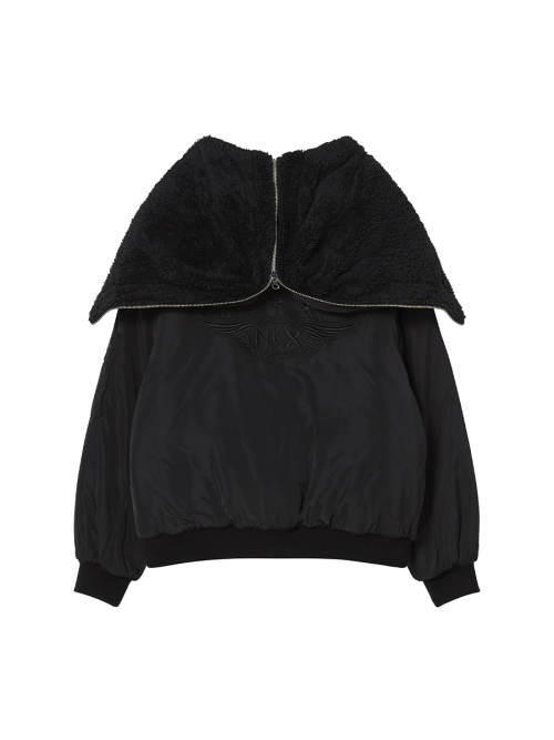 SLIDE BOMBER JACKET BLACK