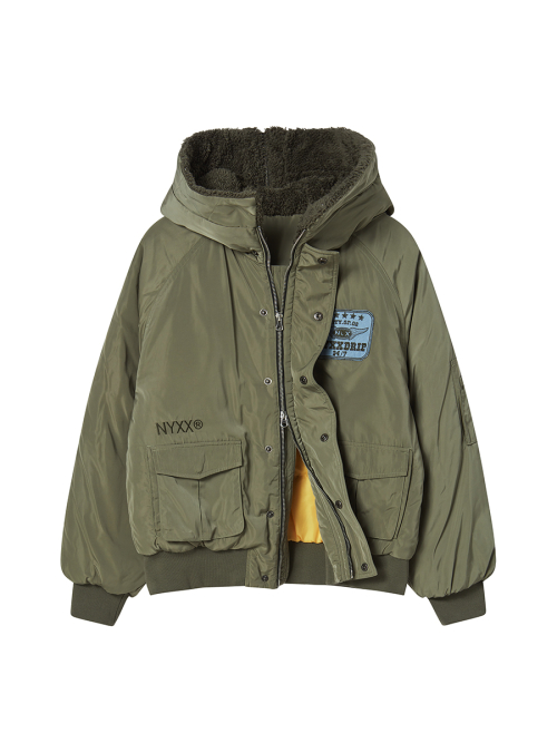 SLIDE BOMBER JACKET KHAKI