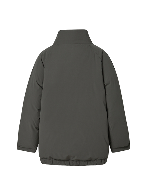 LONG DOWN PUFFER KHAKI BROWN