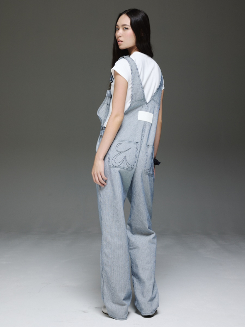 THE JANE OVERALLS (STRIPE)