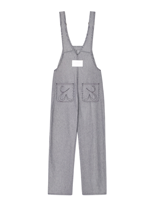 THE JANE OVERALLS (STRIPE)