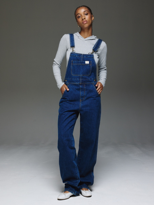THE JANE OVERALLS (MID BLUE)