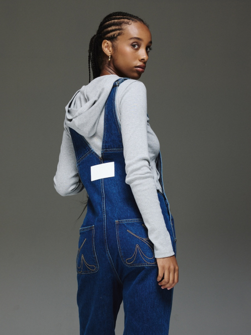 THE JANE OVERALLS (MID BLUE)
