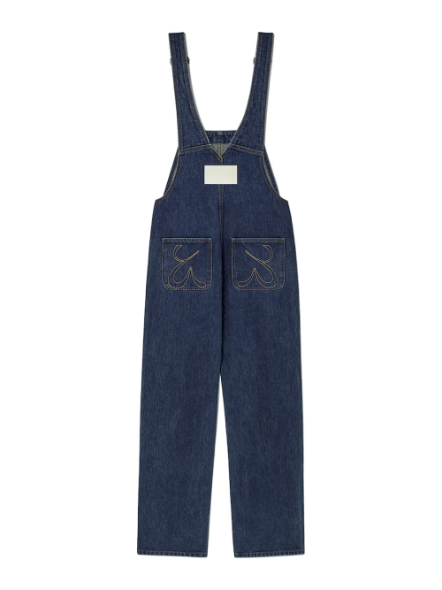 THE JANE OVERALLS (MID BLUE)