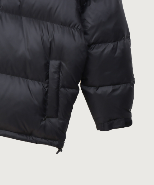 [Black Edition] 후드 푸퍼 다운 재킷 Off Black