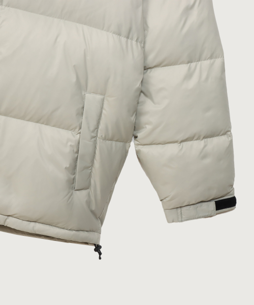 [Black Edition] 후드 푸퍼 다운 재킷 Khaki