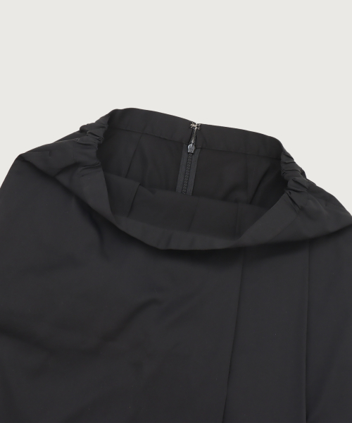 [Black Edition] 여성 롱 스커트 Off Black