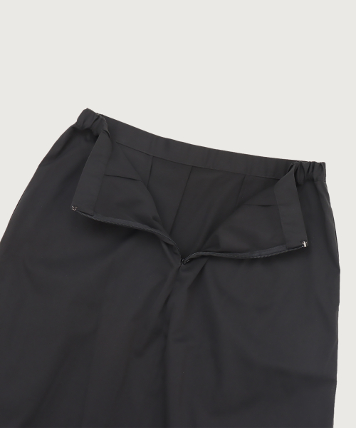 [Black Edition] 여성 롱 스커트 Off Black