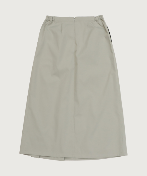 [Black Edition] 여성 롱 스커트 Khaki