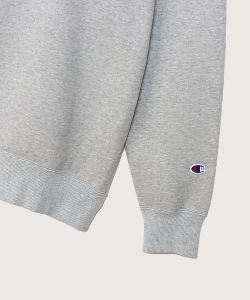 C로고 레귤러핏 크루넥 스웨트셔츠 Oxford Grey