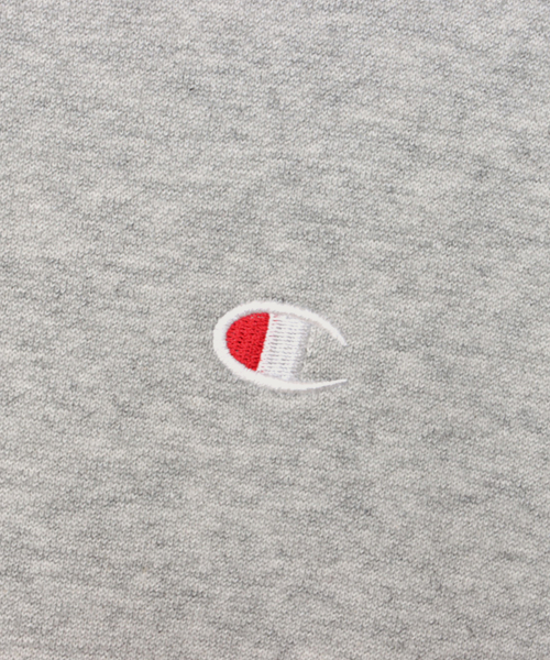 C로고 레귤러핏 크루넥 스웨트셔츠 Oxford Grey
