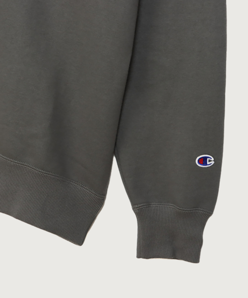 C로고 레귤러핏 크루넥 스웨트셔츠 Dark Grey