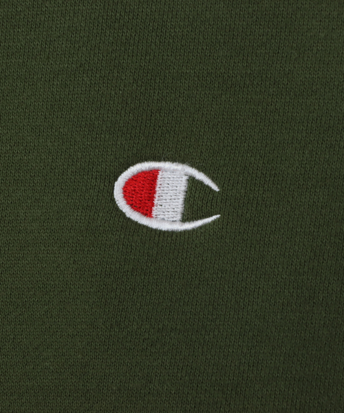 C로고 레귤러핏 크루넥 스웨트셔츠 Olive
