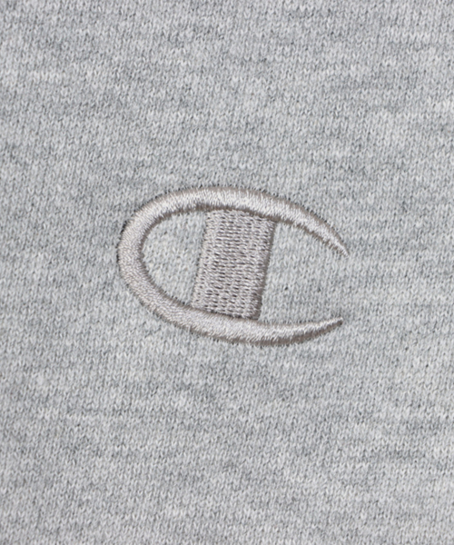 C로고 오버핏 조그택 스웨트셔츠 Oxford Grey