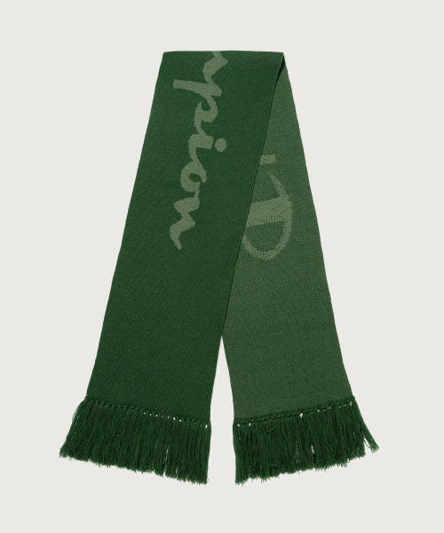 빅 로고 니트 머플러 Dark Green