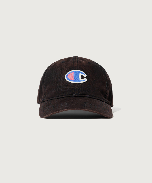 빅 C로고 워시드 볼캡 Black