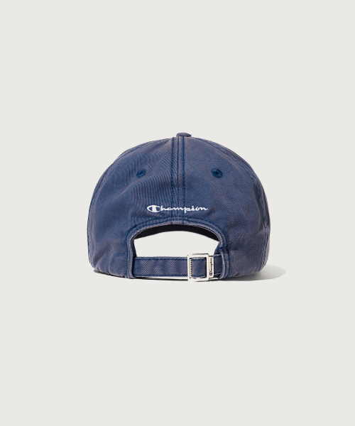 빅 C로고 워시드 볼캡 Navy