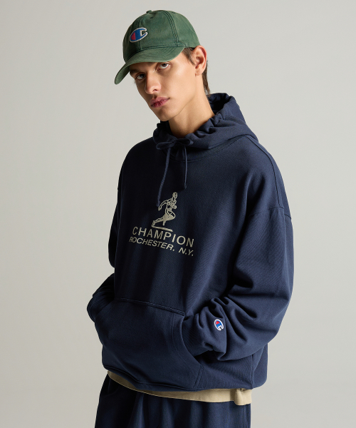 빅 C로고 워시드 볼캡 Dark Green