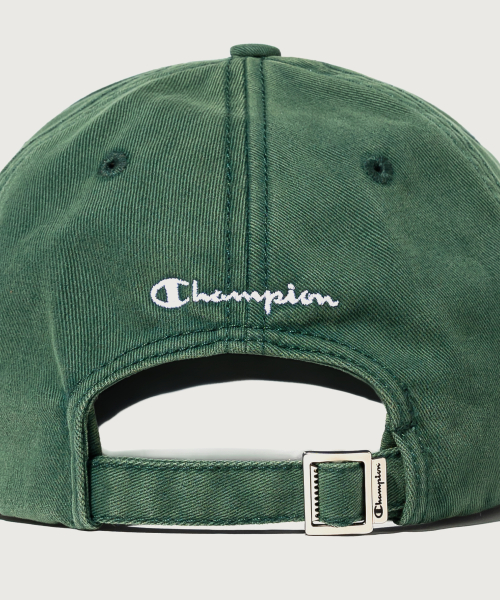 빅 C로고 워시드 볼캡 Dark Green