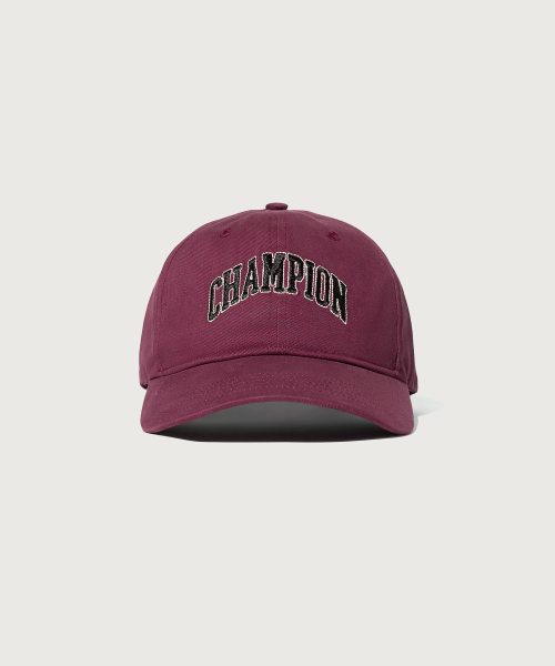 아치 로고 볼캡 Burgundy