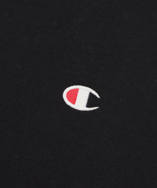 C로고 레귤러핏 후드 집업 Black