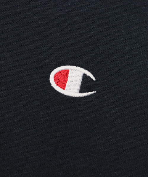 C로고 레귤러핏 후드 집업 Navy