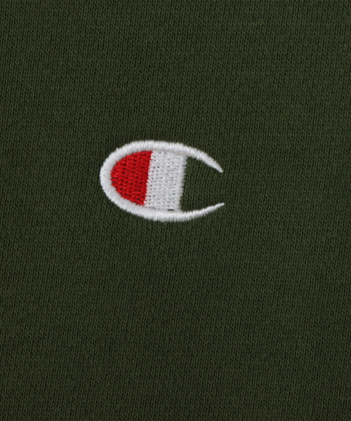 C로고 레귤러핏 후드 집업 Olive