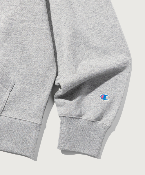 헤리티지 로고 루즈핏 후드 집업 Grey