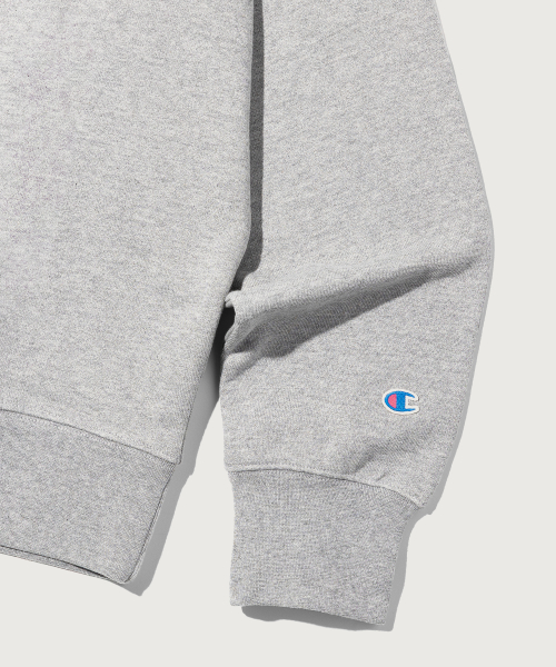 헤리티지 로고 루즈핏 하프 집업 Grey