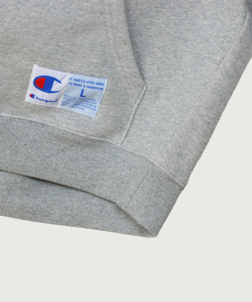 빅 C로고 오버핏 조그택 후드 티셔츠 Oxford Grey